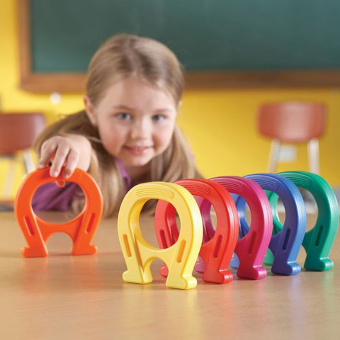 Learning Resources Horseshoe Magnets Set Skill Learning: Magnetism - 5 Year & Up - Assorted