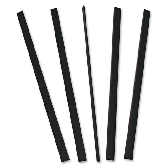 C-Line Slide Binding Bars Black - 1/8" Diameter - 20 Sheet Capacity - 100/ Box