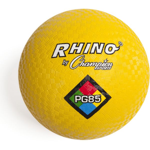 Champion Sports Playground Ball, 8 1/2" Diameter, Yellow