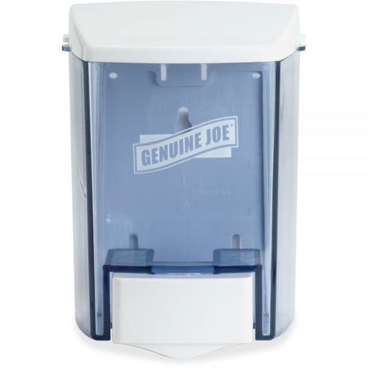 Genuine Joe 30 oz Soap Dispenser Smoke & White - 30 oz Capacity