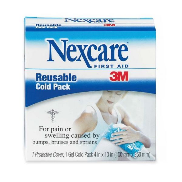 Nexcare Gel-filled Reusable Cold Pack 1 x Piece(s) For 1 x Individual(s) - 4" Height x 10" Width Length - 1 / Each