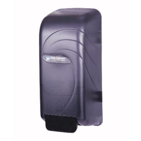 San Jamar Oceans Universal Liquid Soap Dispenser, 800 mL, 4.5 x 4.38 x 10.5, Black