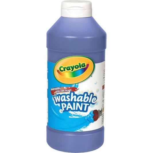 Crayola Washable Paint 16 oz Size - Blue - 1 Each