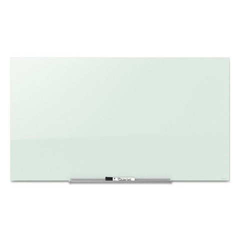 Quartet InvisaMount Magnetic Glass Marker Board, 85 x 48, White Surface