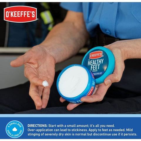 O'Keeffe's Healthy Feet Foot Cream Cream - 3.20 fl oz - For Dry Skin - Cracked/Scaly Skin, Rough Skin - Non-greasy, Moisturising - 1 Each