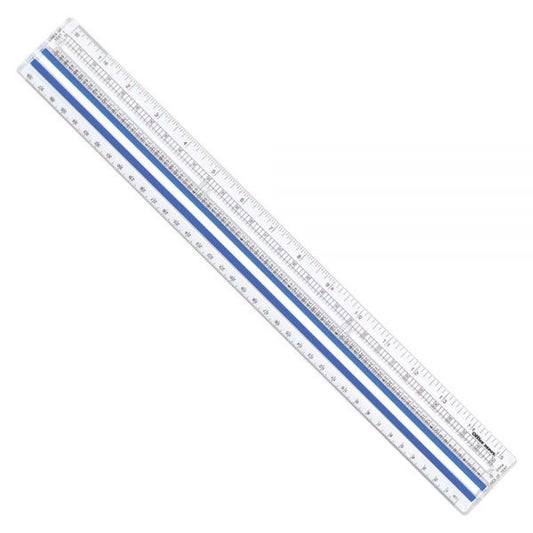 Magnifying Ruler, 15", Clear