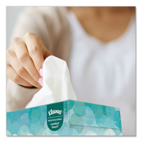 Kleenex White Facial Tissue for Business, 2-Ply, White, Pop-Up Box, 100 Sheets/Box, 36 Boxes/Carton