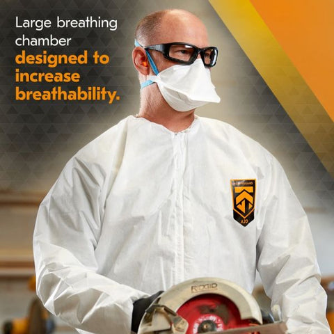 KleenGuard N95 Respirator, Regular Size, 20/Box Comfortable, Breathable, Adjustable Nose-piece, Lightweight, Foldable, Head Strap, Particle Filtration Efficiency (PFE) - Airborne Particle Protection - White - 20 / Pack