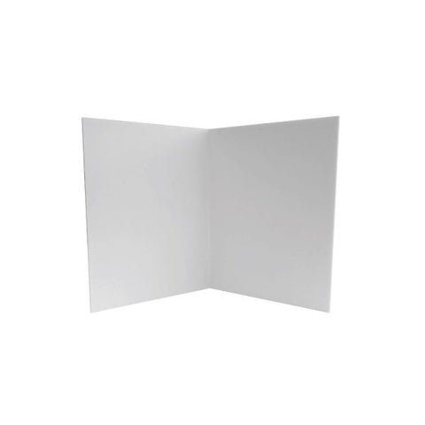 White Book Fold Foam Board White Book Fold Foam Board, 12"x18"