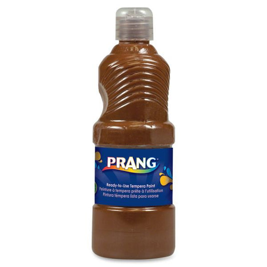 Prang Ready-To-Use Tempera Paint 16 oz Size - Brown - 1 Each