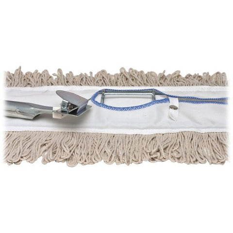 Genuine Joe 24" Dust Mop Frame 360&deg; Swivel, Rust Resistant, Chrome Plated, Reinforced - Stainless Steel - Steel - 12 / Carton