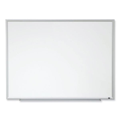 3M Porcelain Dry-Erase Board, Magnetic Porcelain Marker Board - Steel-Backed - 96" x 48" - 4 Dry-Erase Markers - Aluminum