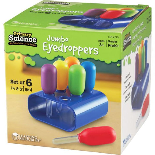 Learning Resources Jumbo Eyedroppers Set Theme/Subject: Fun, Learning - Skill Learning: Science, Science Experiment, Cause & Effect, Fine Motor - 3 Year & Up