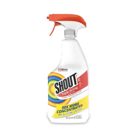 Shout Laundry Stain Treatment, Pleasant Scent, 22 oz Trigger Spray Bottle