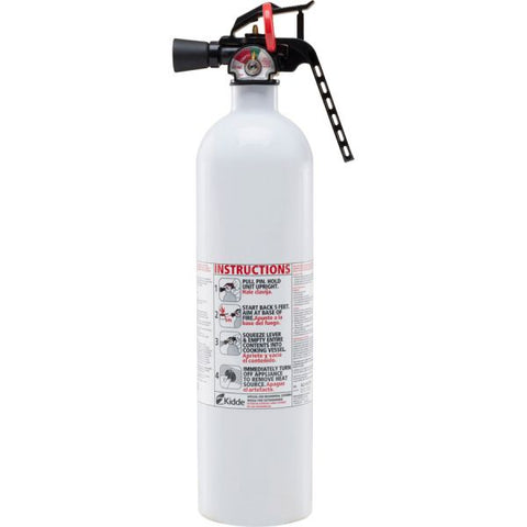 Kidde Fire Kitchen Fire Extinguisher Lightweight, Non-toxic, Corrosion Resistant, Impact Resistant, Rust Resistant - White