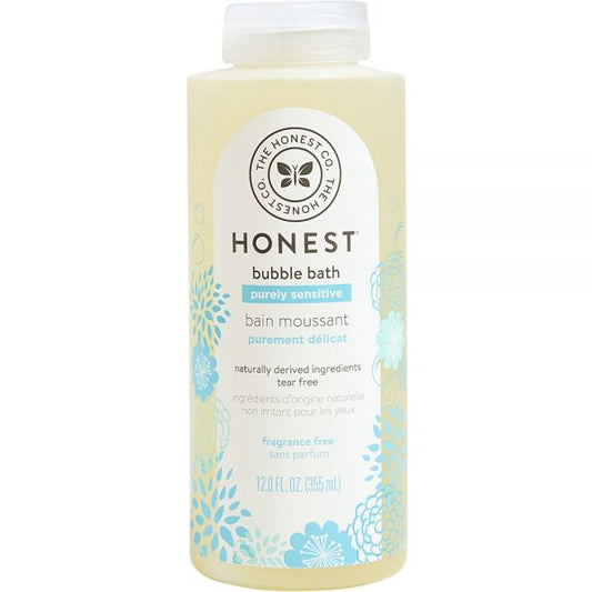 The Honest Company Bubble Bath Body Wash, Fragrance Free, 12 Oz