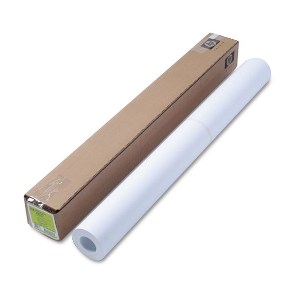 HP DesignJet Large Format Paper for Inkjet Prints, 4 mil, 36" x 150 ft, White