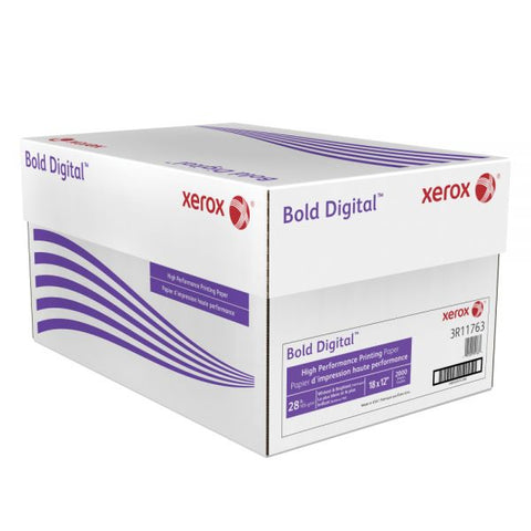 Xerox Bold Digital Printing Paper, Tabloid Extra Size (18" x 12"), 100 (U.S.) Brightness, 28 Lb, FSC Certified, 500 Sheets Per Ream, Case Of 4 Reams