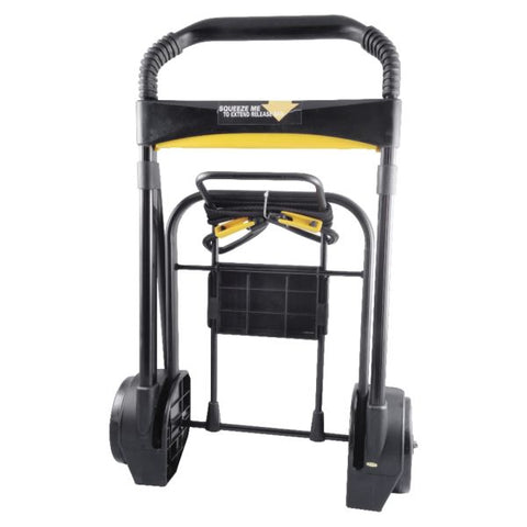 Kantek Ultra-Lite Folding Cart, 250 lb Capacity, 11 x 13.25 Platform, Black