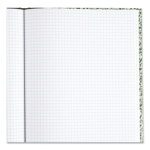 National Lab Notebook, Quadrille Rule, Green Marble Cover, 10.13 x 7.88, 96 Sheets