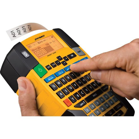 DYMO Rhino 4200 Basic Industrial Handheld Label Maker, 1 Line, 4.06 x 8.46 x 2.24