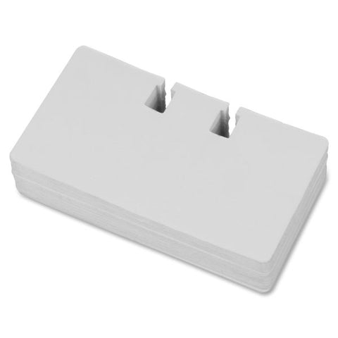 Lorell Desktop Rotary Card File Refill 2.5" x 4" - White - 100/ Pack