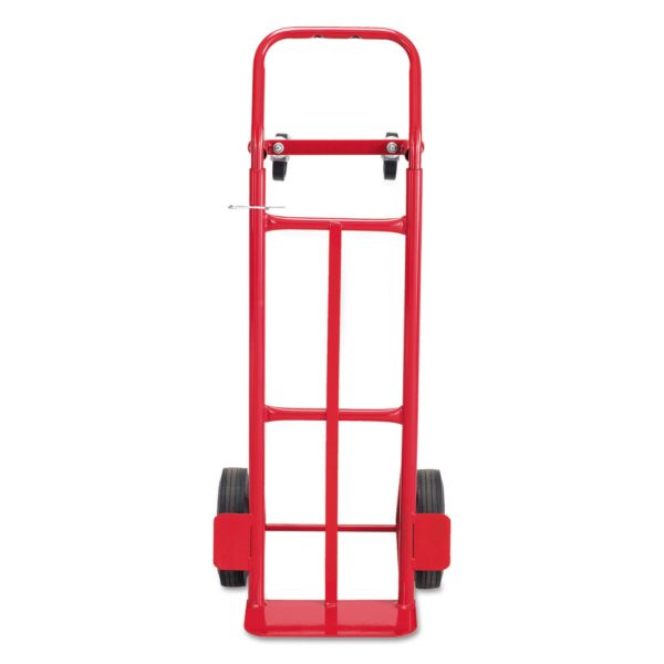 Safco Two-Way Convertible Hand Truck, 500 to 600 lb Capacity, 18 x 51, Red