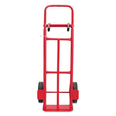 Safco Two-Way Convertible Hand Truck, 500 to 600 lb Capacity, 18 x 51, Red