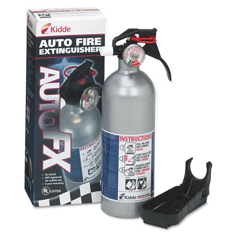 Kidde Fire Auto Fire Extinguisher Impact Resistant, Easy to Use, Dust Resistant, Rust Resistant - White