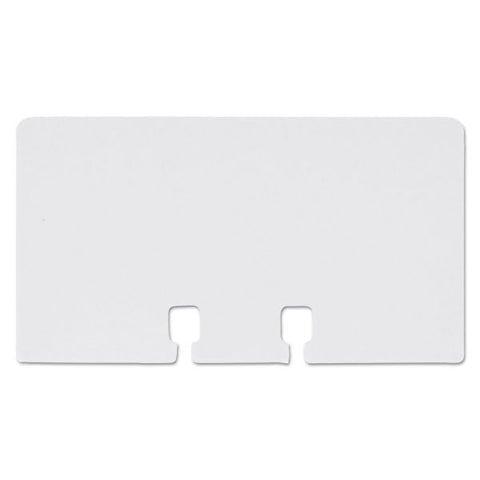 Rolodex Plain Unruled Refill Card, 2.25 x 4, White, 100 Cards/Pack