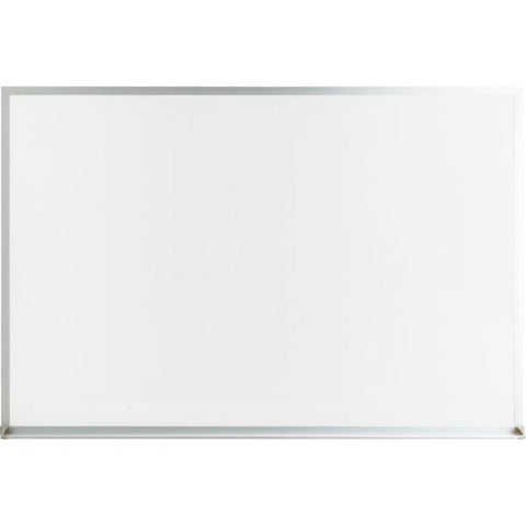 Lorell Aluminum Frame Dry-erase Board, 24" x 18", White Melamine Surface 24" (2 ft) Width x 18" (1.5 ft) Height - White Melamine Surface - White Aluminum Frame - Rectangle - 1 Each