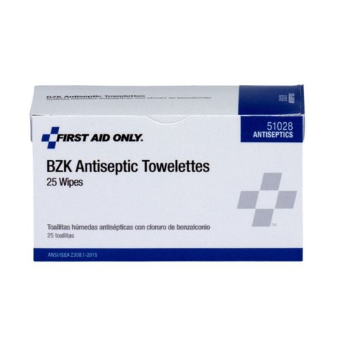 PhysiciansCare by First Aid Only First Aid Antiseptic Towelettes, 25/Box