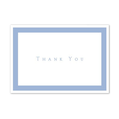 Great Papers! Periwinkle Thank You Note Cards with Envelopes, 4.875"x3.375", 50 Count