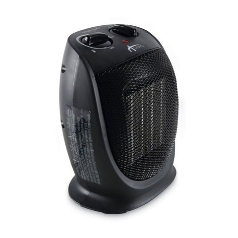 Alera Ceramic Heater, 1,500 W, 7.12 x 5.87 x 8.75, Black