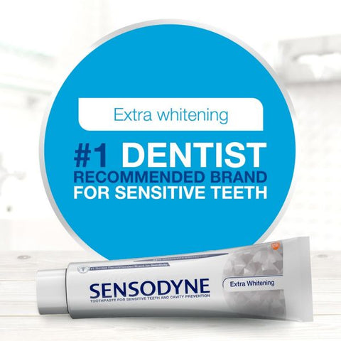 Sensodyne Extra Whitening Toothpaste 36 / Carton - White