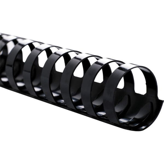 Sparco Plastic Binding Spines Black - 5/16" Diameter - 40 Sheet Capacity - 100/ Box