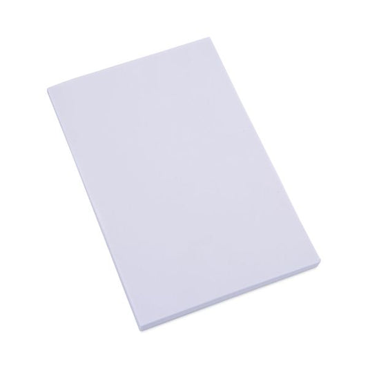 Universal Scratch Pad Value Pack, Unruled, 4 x 6, White, 100 Sheets, 120/Carton