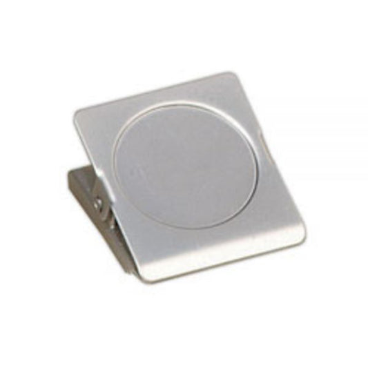 Magnetic Clips, 1-3/4", Silver, Pack Of 3