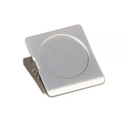 Magnetic Clips, 1-3/4", Silver, Pack Of 3