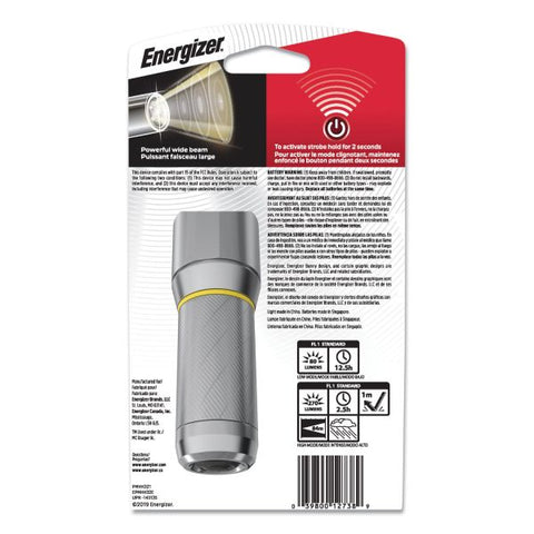 Energizer Vision HD Compact Metal Flashlight AA - Metal - Chrome