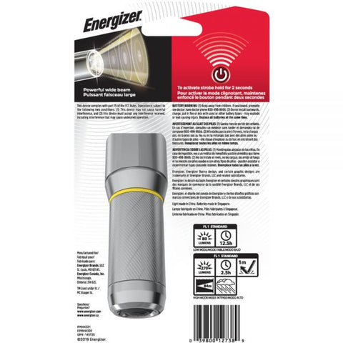 Energizer Vision HD Compact Metal Flashlight AA - Metal - Chrome