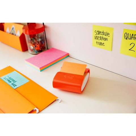 Post-it Super Sticky Pop-Up Dispenser Notes, 3" x 3", Energy Boost Collection, Pack Of 10 Pads