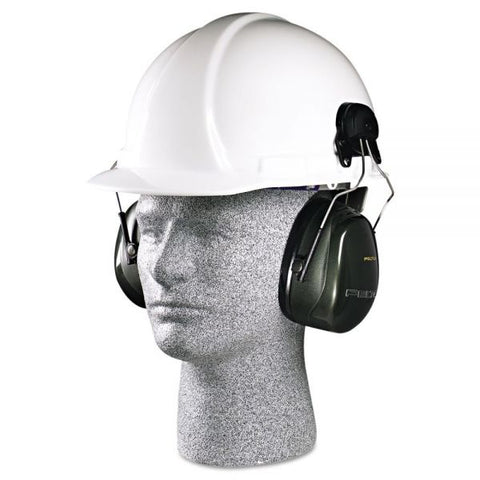 3M Optime Earmuff Cap-Mount Headset, 24 dB NRR