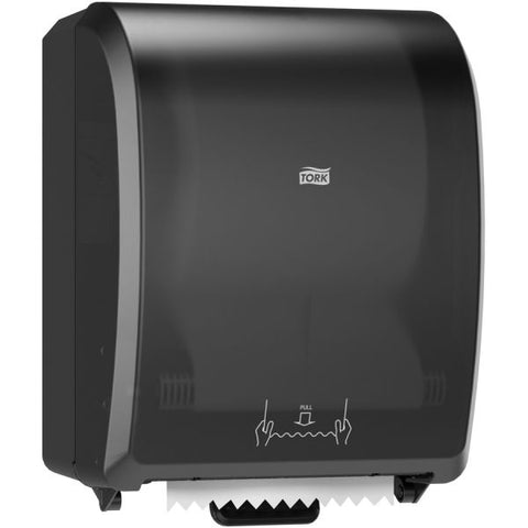 Tork Mechanical Hand Towel Roll Dispenser, H80 System, 12.32 x 9.32 x 15.95, Black