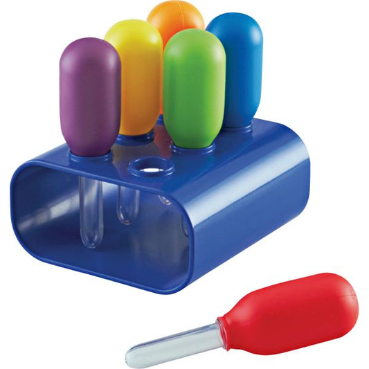 Learning Resources Jumbo Eyedroppers Set Theme/Subject: Fun, Learning - Skill Learning: Science, Science Experiment, Cause & Effect, Fine Motor - 3 Year & Up