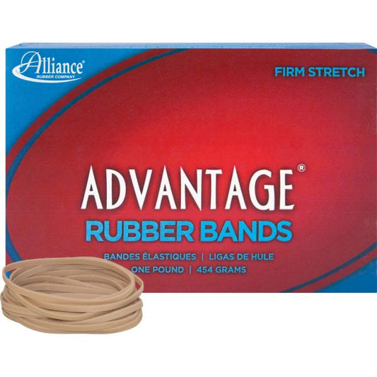 Advantage #33 Rubber Bands Size #33 - 3 1/2" x 1/8" - Natural - 600/ Box