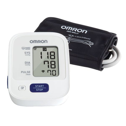 Omron 3 Series Upper Arm Blood Pressure Monitor For Blood Pressure - Irregular Heartbeat Detection, Easy-to-read Display, Memory Storage