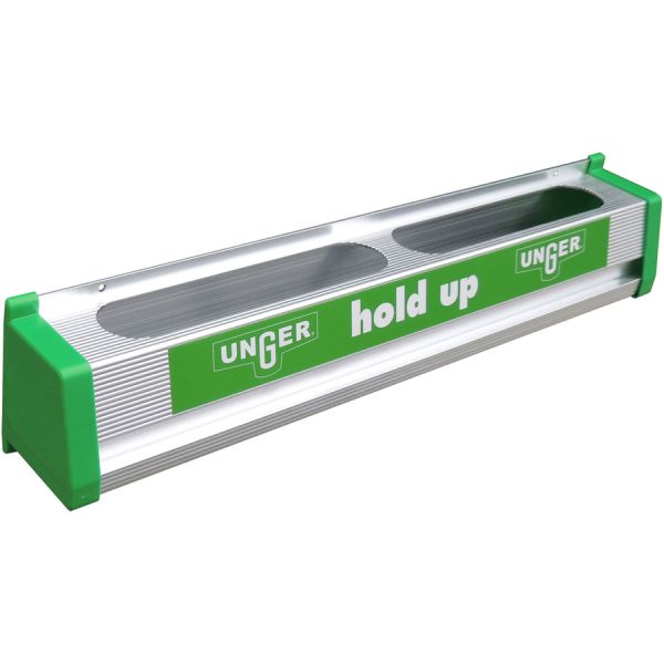 Unger Hold Up Tool Holder 18" Width - Silver - Aluminum, Plastic - 1 Each