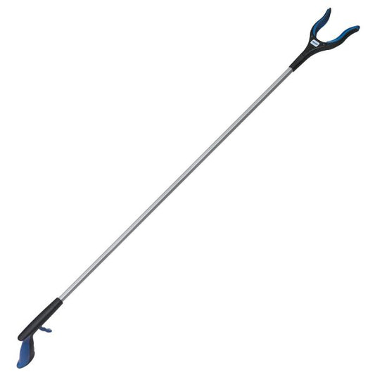 Ettore Grip 'n Grab Multipurpose Pickup Tool 50" Length - Blue, Black - Rubber, Aluminum, Plastic - Rust Proof, Comfortable Grip, Lightweight - 1 Each