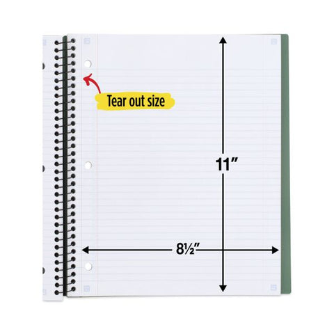 Five Star Advance Wirebound Notebook, 1 Subject, Medium/College Rule, Randomly Assorted Covers, 11